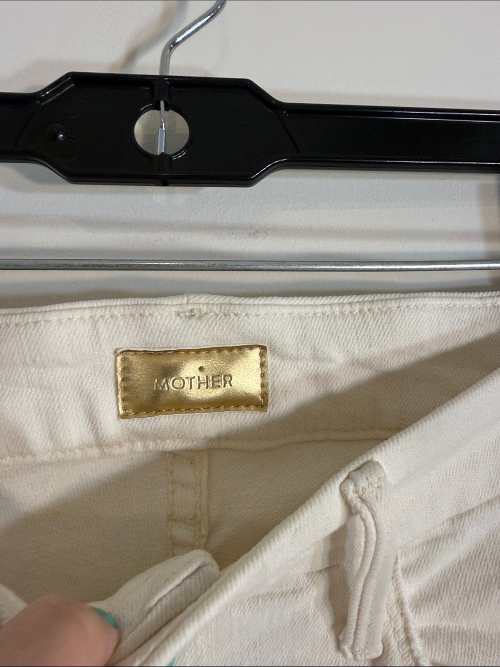 Mother Denim High Waisted Looker Ankle Fray Tea And Biscuits Wash Size 28 - Picture 4 of 9